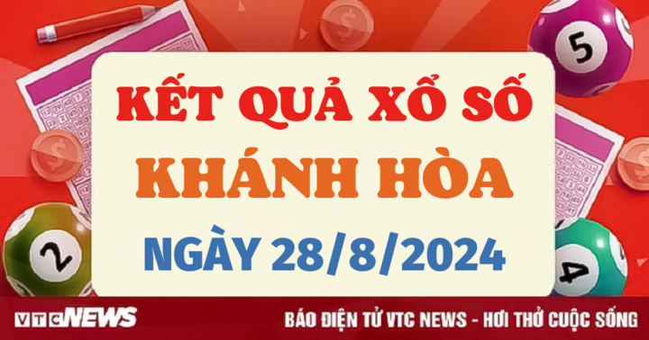 XSKH 28/8 - Kết quả xổ số Khánh Hòa hôm nay 28/8/2024 - XSKH thứ Tư