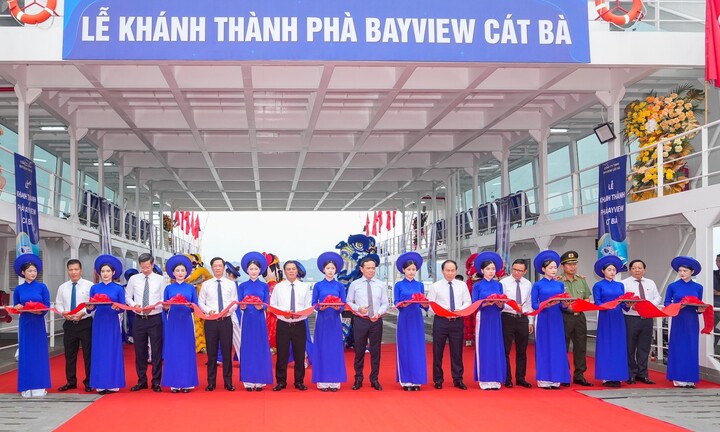 Hải Phòng: Khánh thành phà BayView ra đảo Cát Bà