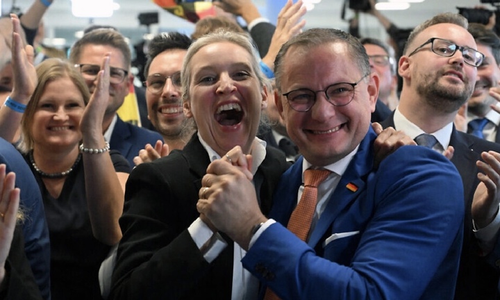 'Địa chấn' bầu cử Đức: Lần đầu tiên đảng cực hữu chiến thắng kể từ Thế chiến 2