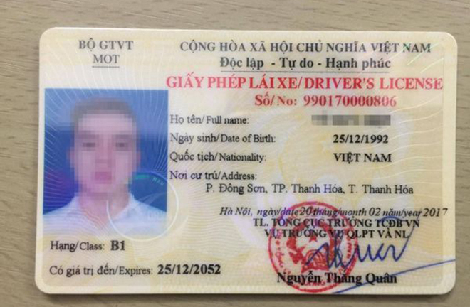 Người có bằng lái xe hạng B1 được cấp sau 1/1/2025 sẽ không được lái ô tô