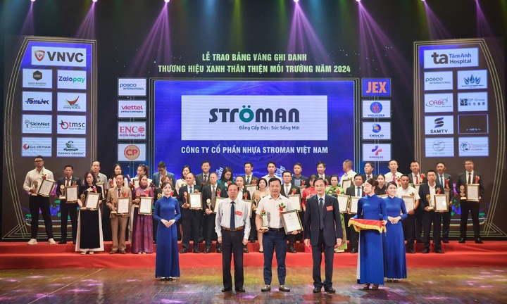 Ströman Việt Nam lọt Top 20 thương hiệu xanh thân thiện với môi trường 2024
