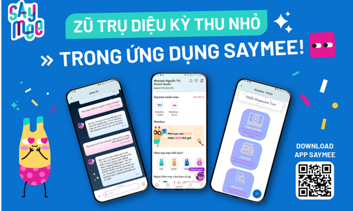 Nhà mạng Saymee tặng 3.000 voucher Shopee cho người lần đầu đăng nhập ứng dụng