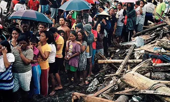 Sức tàn phá của siêu bão Haiyan năm 2013, hơn 6.300 người Philippines thiệt mạng