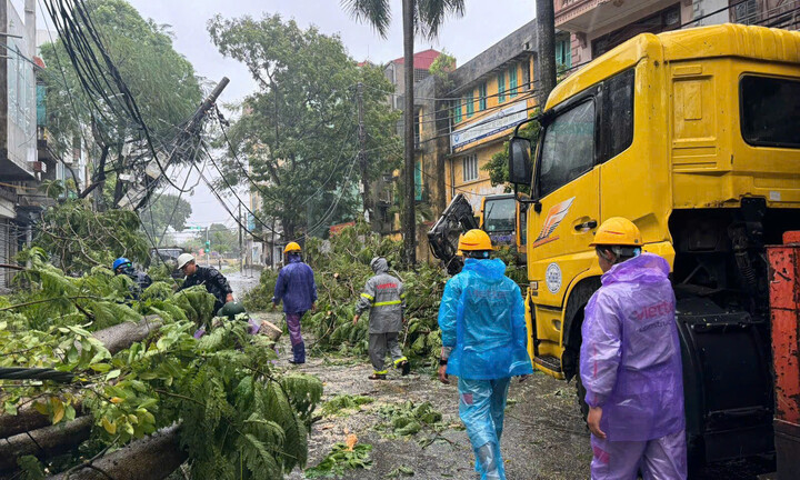 Các nhà mạng khắc phục sự cố sau siêu bão Yagi
