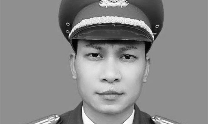 Thiếu tá Công an hy sinh khi làm nhiệm vụ đảm bảo an toàn trại giam trong bão