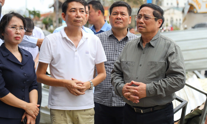 Thủ tướng tới Quảng Ninh, Hải Phòng chỉ đạo khắc phục hậu quả bão Yagi