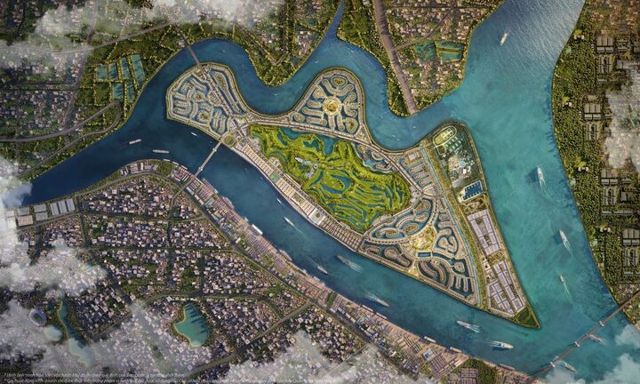 Các tiện ích thời thượng trên 'đảo tỷ phú' Vũ Yên tăng tốc về đích