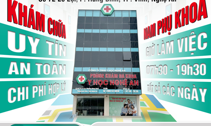 Phòng khám đa khoa Y học Nghệ An - nơi trao gửi niềm tin của bệnh nhân