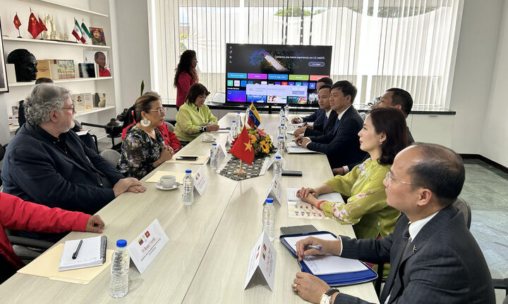 Venezuela muốn trao đổi kinh nghiệm với Việt Nam về xây dựng báo chí cách mạng