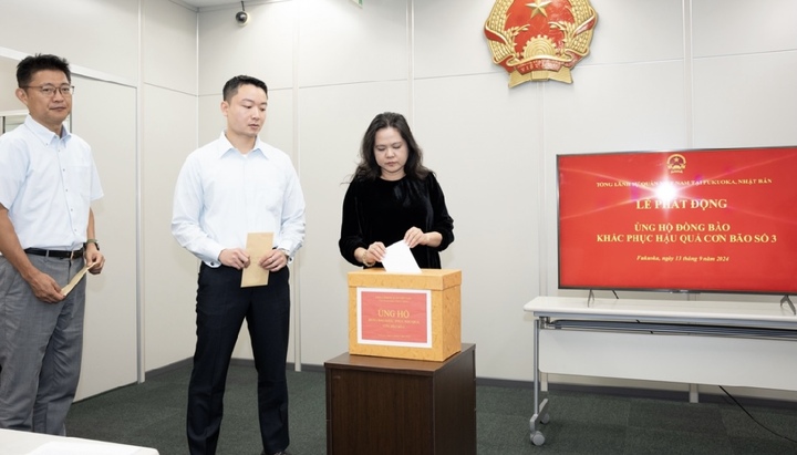 Cộng đồng người Việt Nam tại Nhật Bản đồng lòng hướng về đồng bào vùng lũ