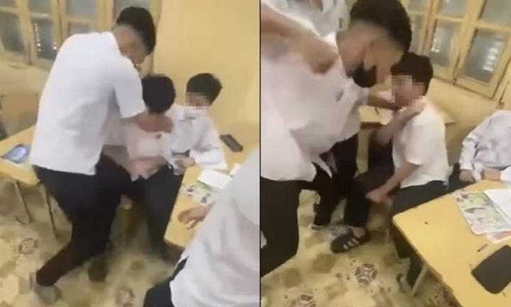 Nam sinh Hà Nội bị đánh dã man ngay giữa lớp học, nhà trường nói gì?