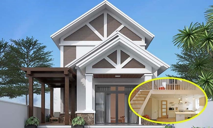 Cách thiết kế nhà cấp bốn có gác lửng