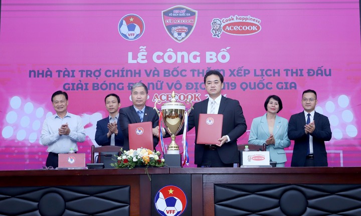 Acecook Việt Nam tài trợ chính Giải bóng đá nữ vô địch U19 Quốc gia 2024