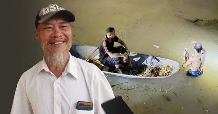 Hai cha con lặn sâu 8m, xuyên đêm 'vá' trạm bơm ngăn lũ