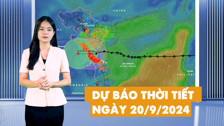 Bản tin dự báo thời tiết đêm nay và ngày mai 20/9