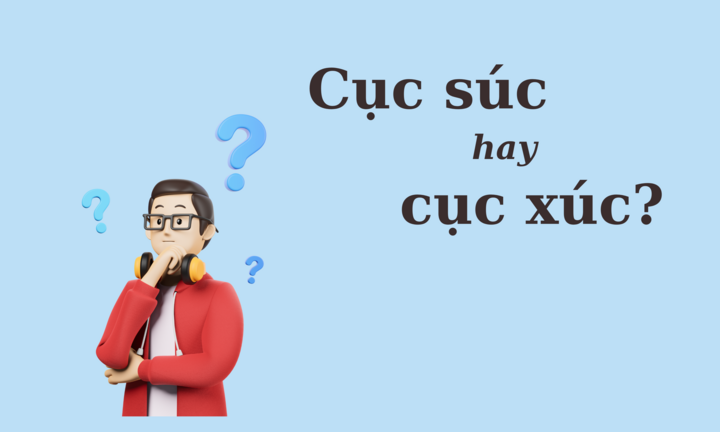 90% người dùng sai chính tả: 'Cục súc' hay 'cục xúc'?