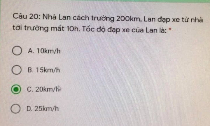 Những bài toán 'cười ra nước mắt' gây sốt mạng xã hội