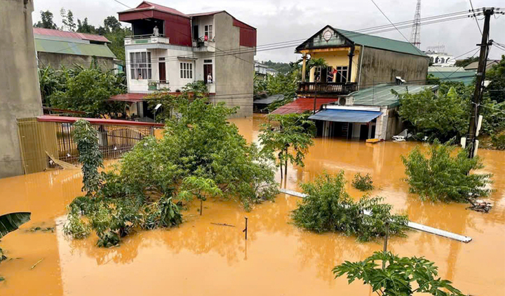 Lũ trên sông Thao tại Yên Bái có thể trên báo động 3 trong 6-12h tới