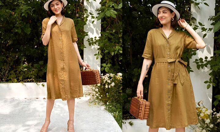 Bước vào mùa thu dịu dàng cùng trang phục linen