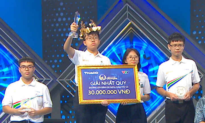 Nam sinh Hà Nội giành vé cuối vào chung kết Đường lên đỉnh Olympia 2024