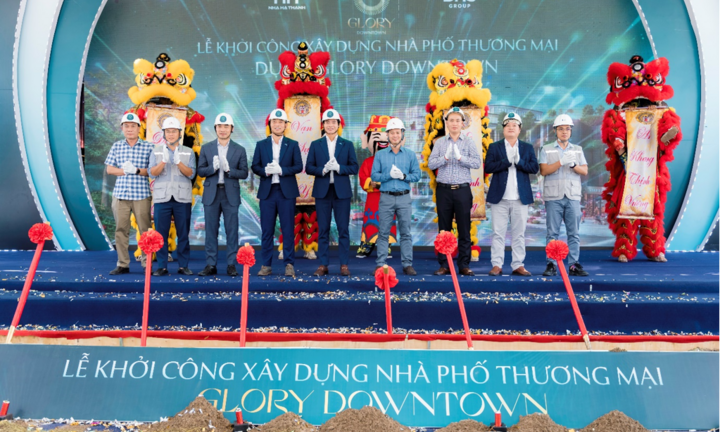 Khởi công dự án Phố thương mại công viên Glory Downtown tại thành phố Thái Bình