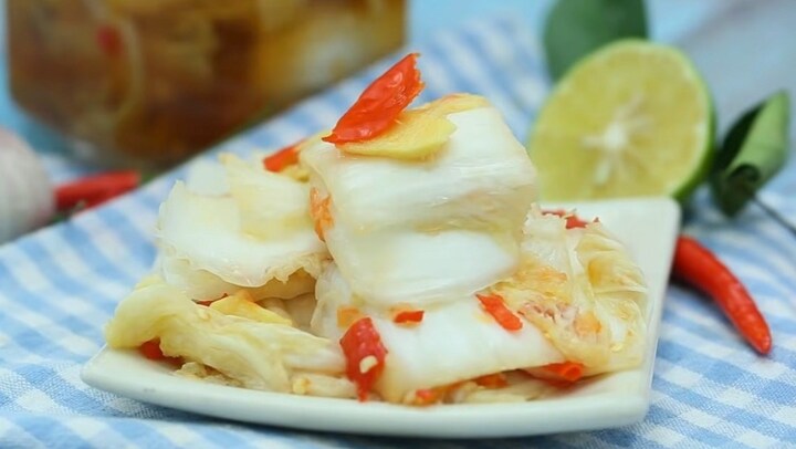 Cách làm cải thảo trộn chua ngọt đơn giản