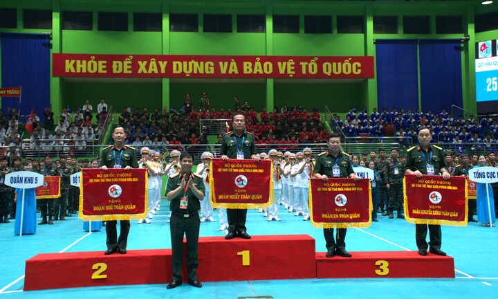 Hội thao Thể thao quốc phòng 2024: Quân khu 1 nhất toàn quân