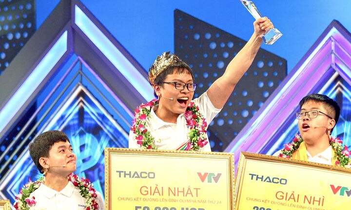 Nam sinh Huế vô địch Đường lên đỉnh Olympia 2024