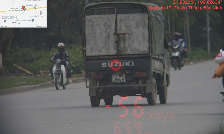 Một tuần, 518 xe dính phạt nguội tại Bắc Ninh