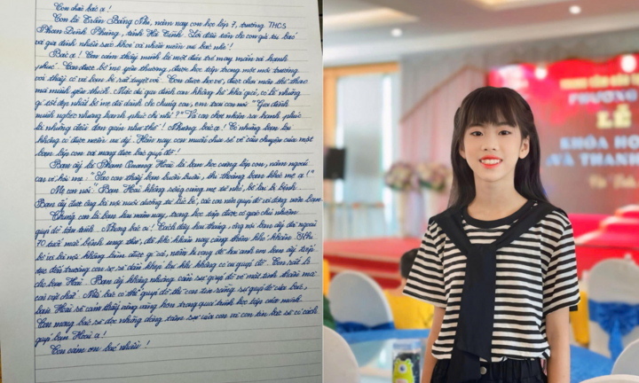 Xúc động nữ sinh lớp 7 viết thư xin giúp đỡ cho bạn được đến trường