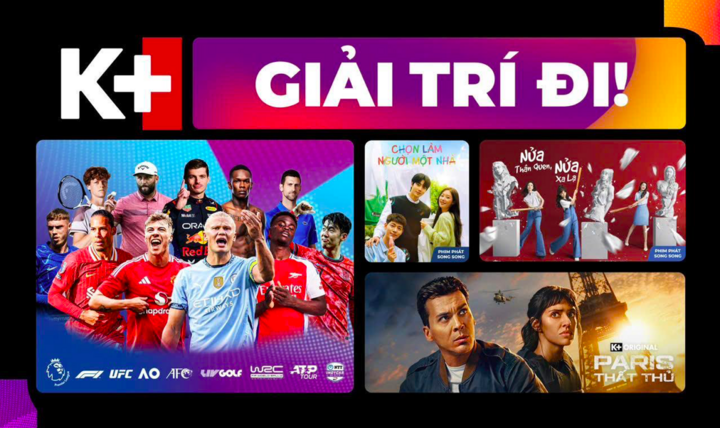 K+ ra mắt logo mới, trải nghiệm hơn 10.000 giờ xem phim miễn phí