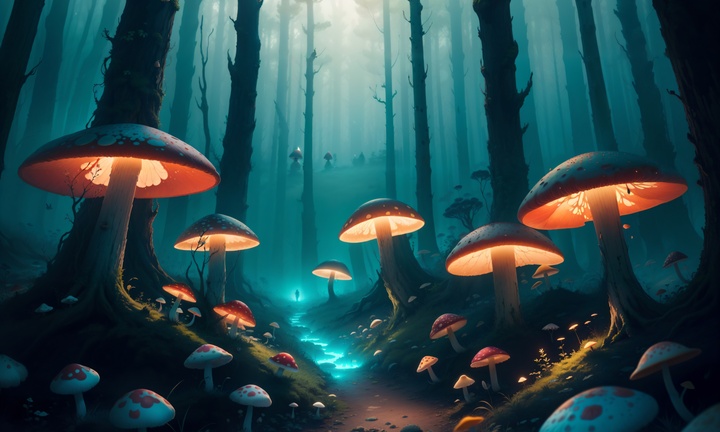 Những loại nấm tuyệt đẹp phát ra ánh sáng huyền ảo như phim thần tiên