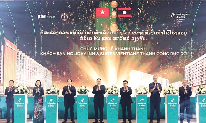 BIM Group khánh thành khách sạn thương hiệu quốc tế tại Thủ đô Viêng Chăn - Lào