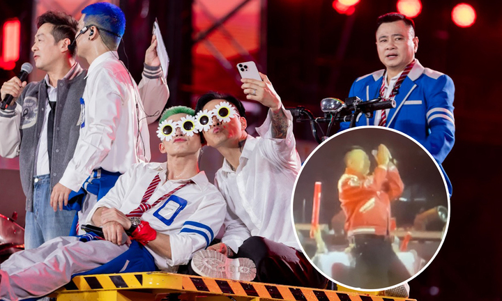 Concert Anh trai vượt ngàn chông gai: Tiết mục đỉnh nóc, Tự Long quỳ gối cảm ơn