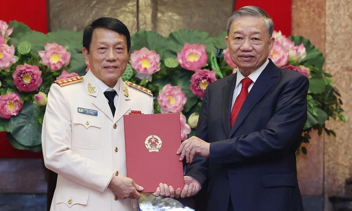 Bộ trưởng Bộ Công an Lương Tam Quang được thăng hàm Đại tướng