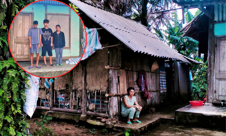 4 người lay lắt trong ngôi nhà chờ sập, 2 người bệnh nặng không tiền chữa trị