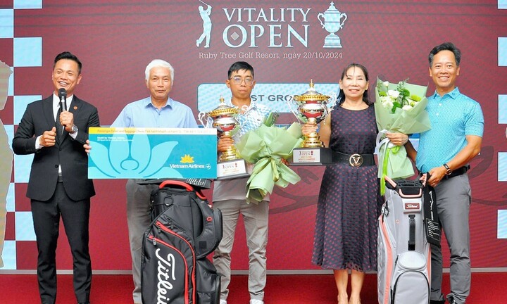 Giải Vitality Golf Tournament 2024 tổ chức thành công tại Ruby Tree Golf Resort