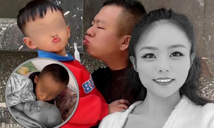 Cảnh cậu bé 4 tuổi thì thầm lời yêu với người mẹ hấp hối khiến dân mạng rơi lệ