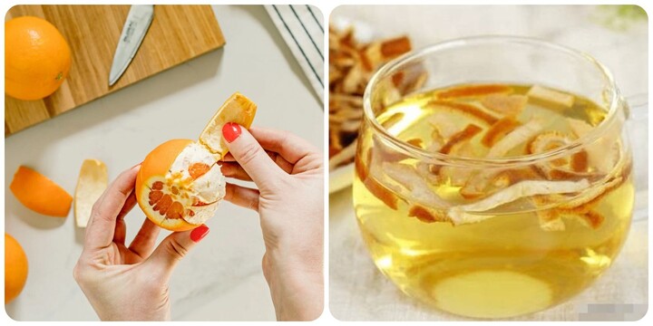 Vỏ cam nấu nước uống có tác dụng gì?