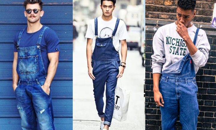 Cách phối đồ với quần yếm giúp nam giới trở nên thu hút