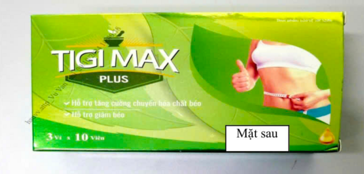 Thực phẩm bảo vệ sức khỏe TIGI MAX PLUS chứa chất cấm