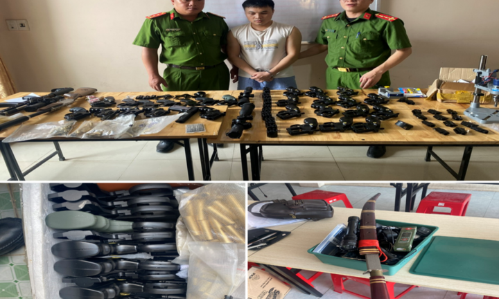 Phá đường dây buôn vũ khí xuyên quốc gia, thu giữ 532 khẩu súng