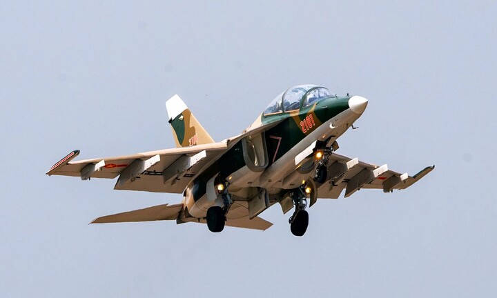 Máy bay huấn luyện YAK-130 nghi rơi ở địa phận tỉnh Đắk Lắk