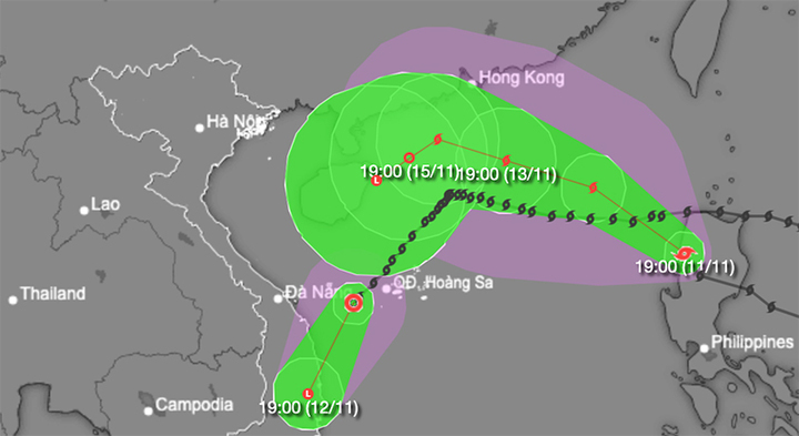 Bão số 7 vừa suy yếu thành áp thấp nhiệt đới, Biển Đông chuẩn bị đón bão số 8