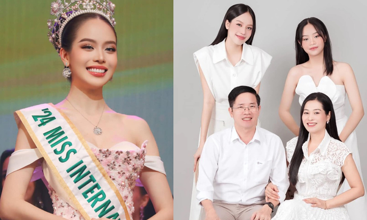 Gia thế ít ai biết của Tân Hoa hậu Quốc tế Thanh Thủy