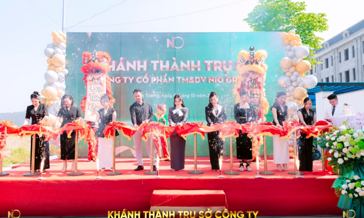 Khánh thành trụ sở công ty CP thương mại và dịch vụ Nio Group tại Vĩnh Phúc