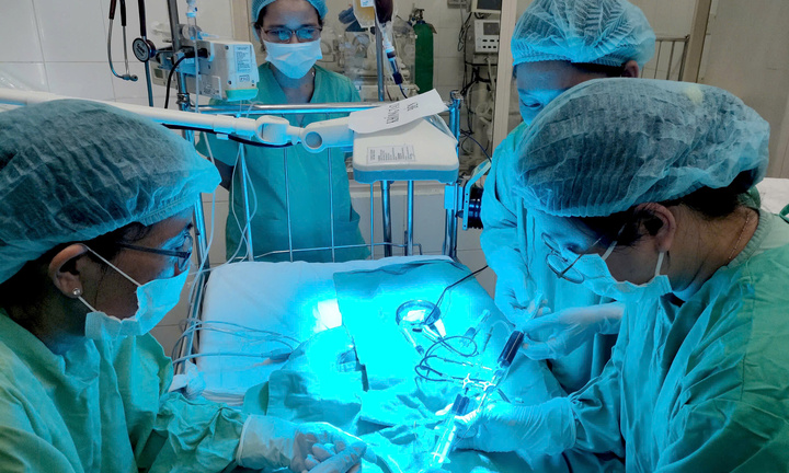 Hai giờ thay máu, cứu sống bệnh nhi sơ sinh bị vàng da tan máu hiếm gặp