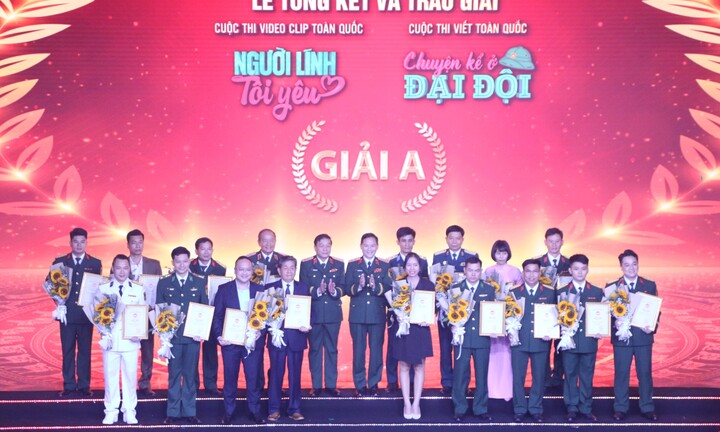 160 tác phẩm đạt giải cuộc thi video và viết về người chiến sĩ