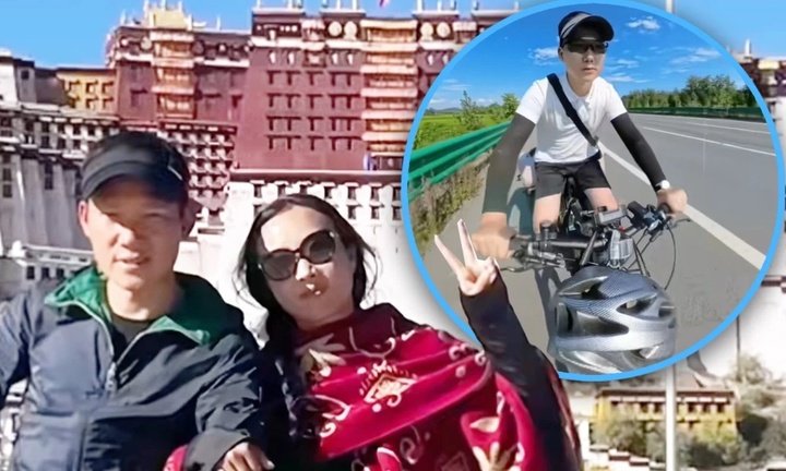 Chồng đạp xe 4.400km trong 100 ngày để hàn gắn với vợ sau 2 năm xa cách