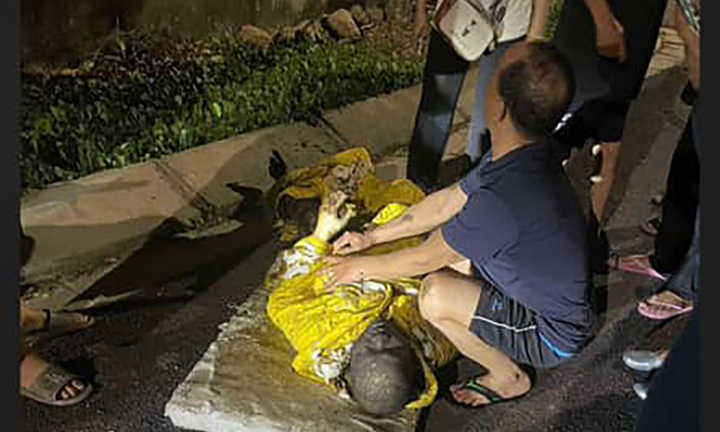 Nghi nổ bình gas, người đàn ông ở Hải Phòng bị thương nặng